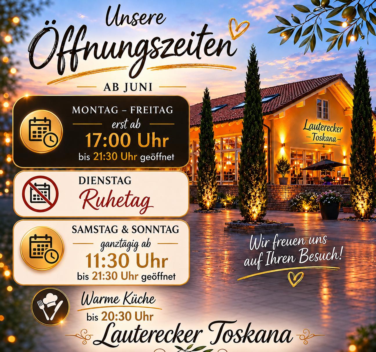 Neu Öffnungszeiten